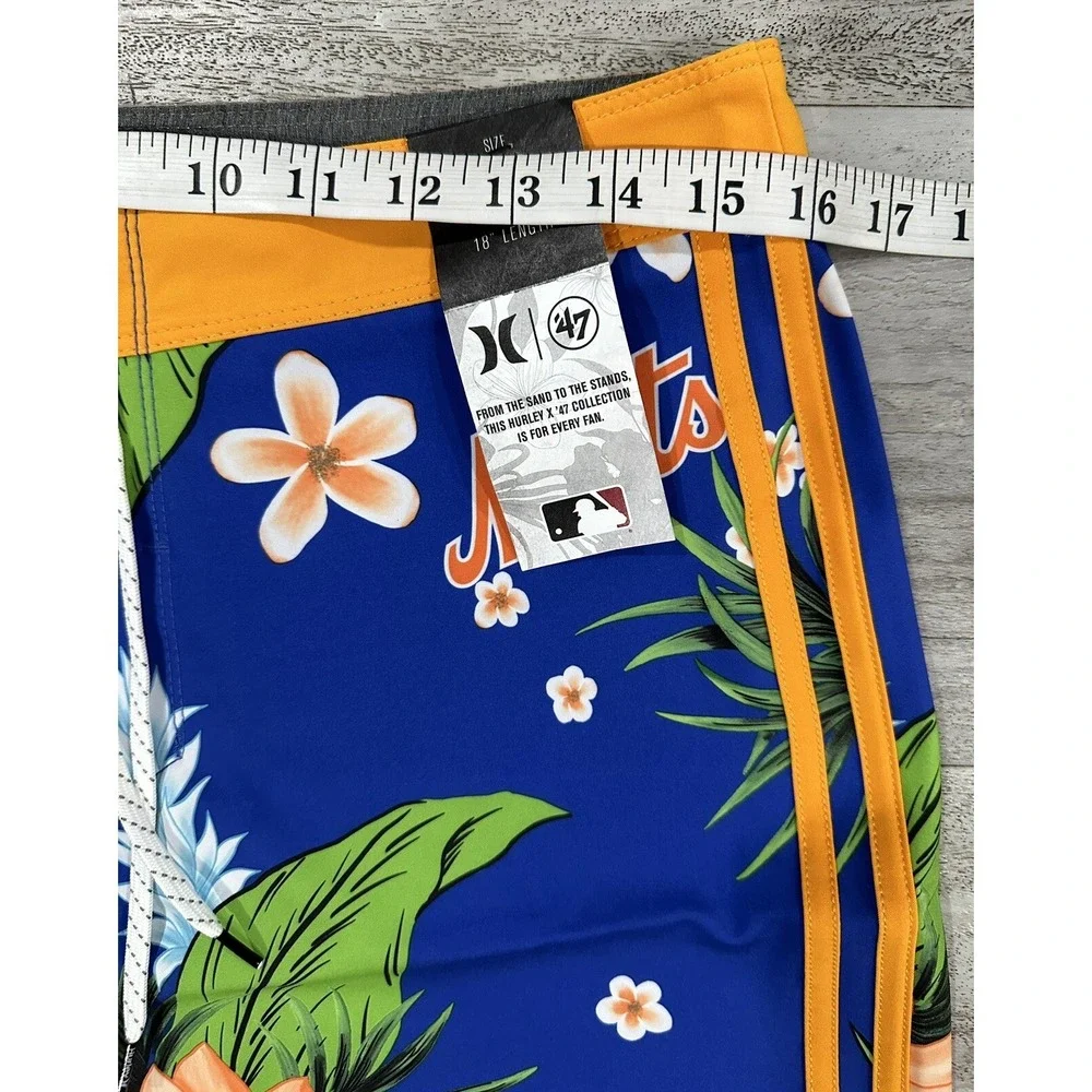 Hurley x 47 Phantom Board Shorts New York Mets Size 29 Brand New